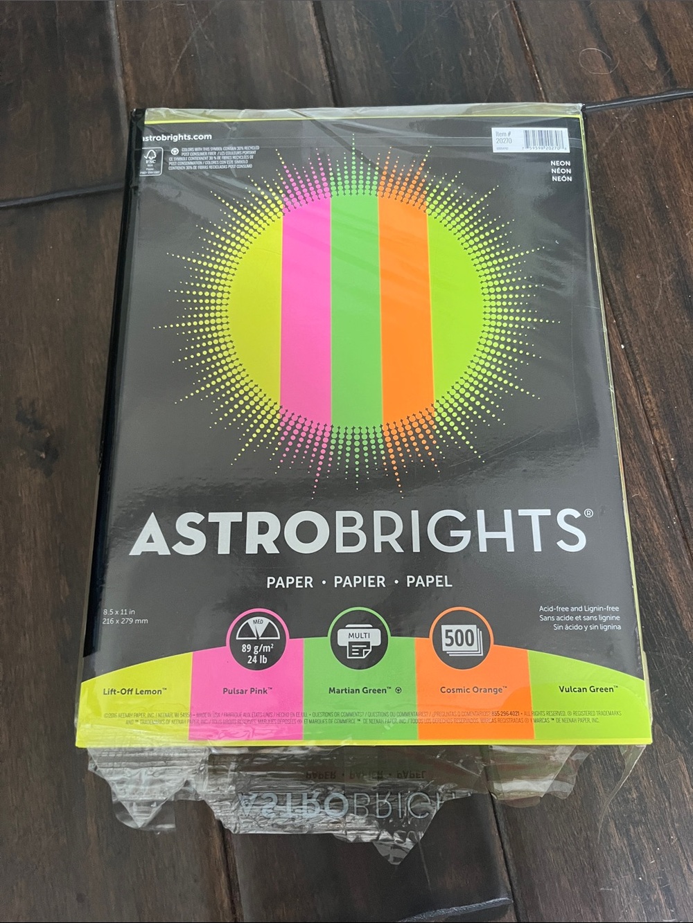 Astrobrights Neon Colored Paper - Multi Pack